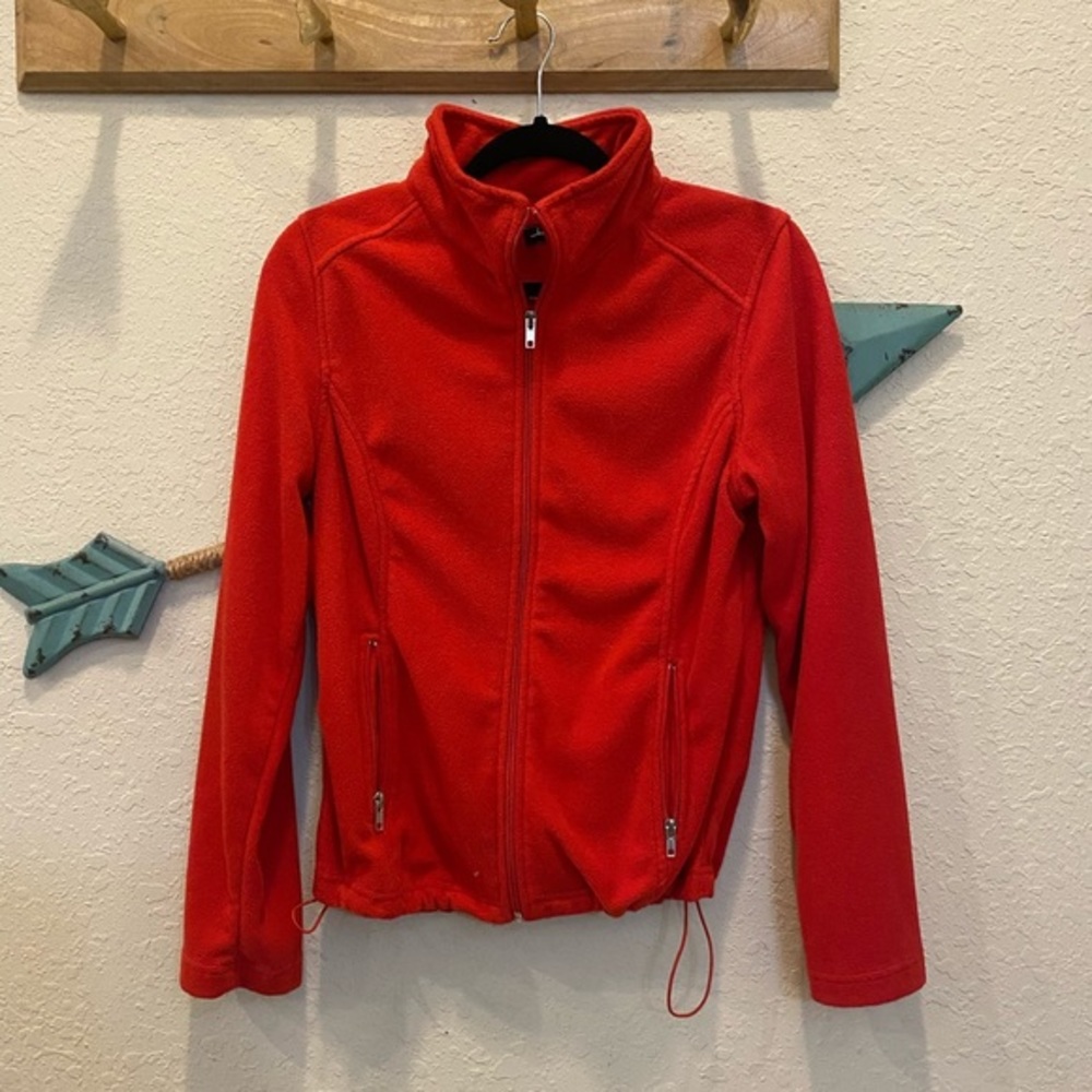 Jamie Nicole Collection Red Zipper Jacket
